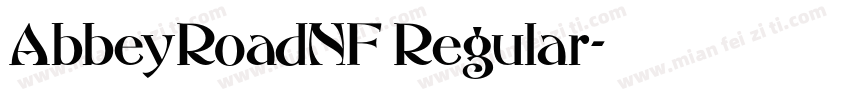AbbeyRoadNF Regular字体转换